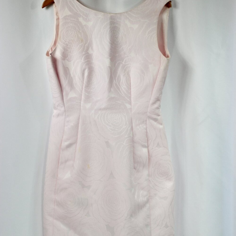 Kate Spade Rose Jacquard Pink Dress, Size 10